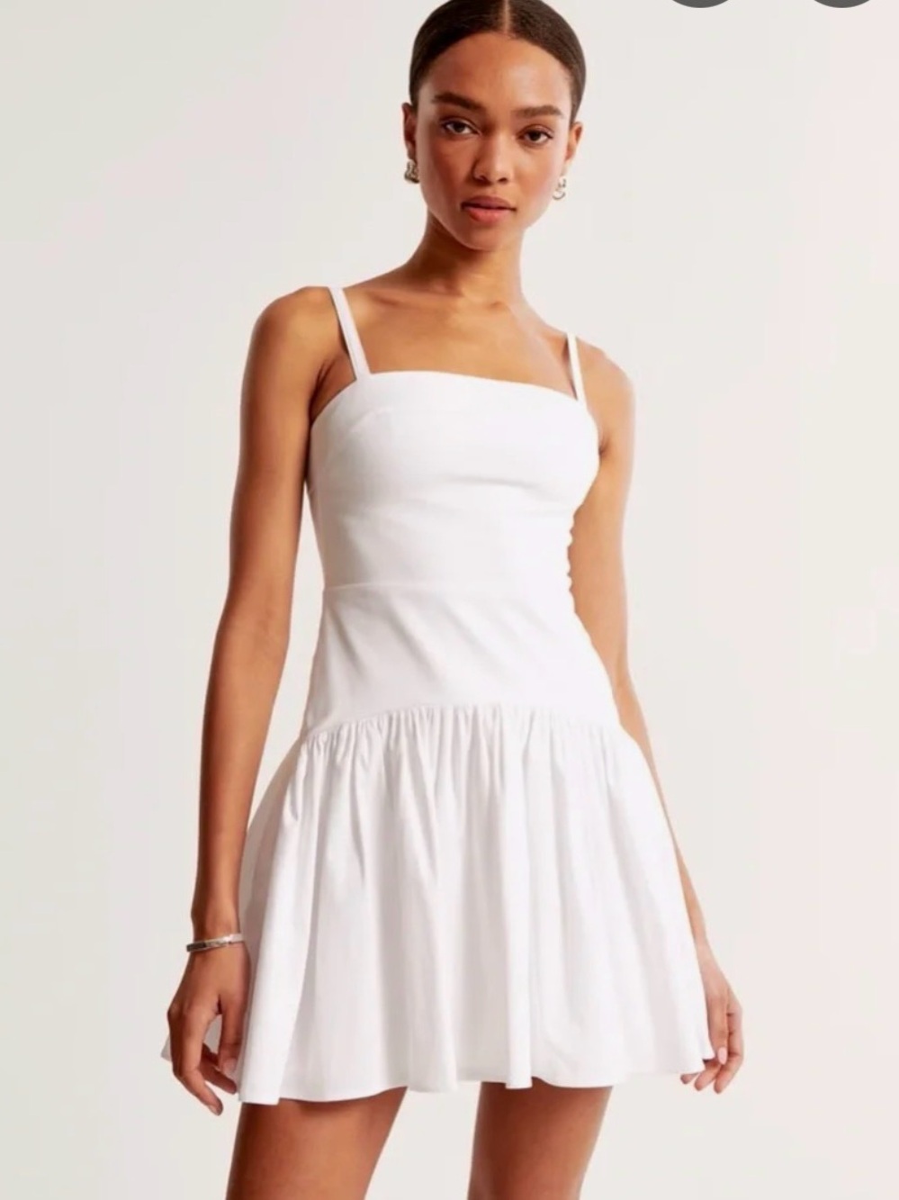 Abercrombie & Fitch White Mini Sundress